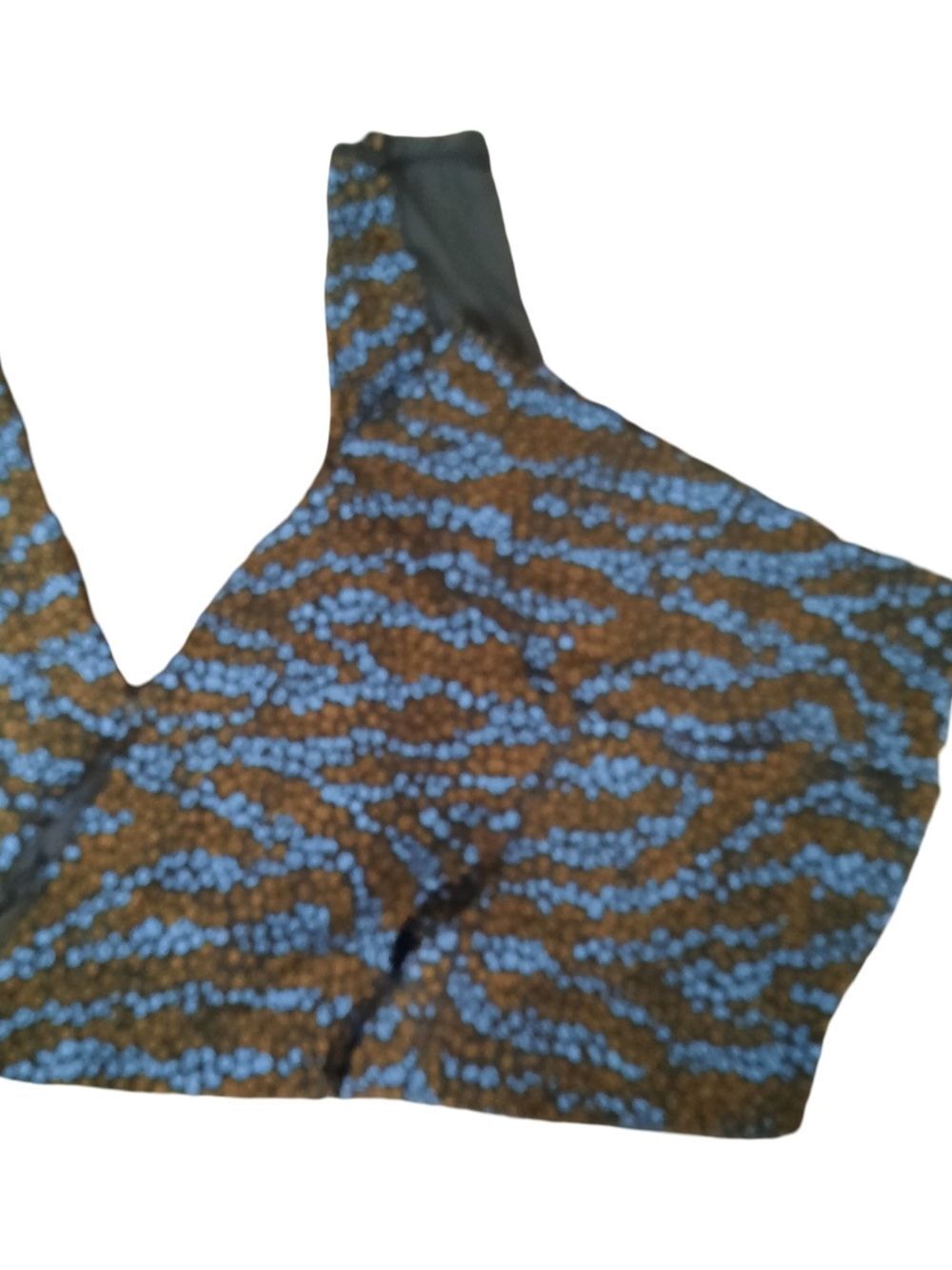 aerie Blue and Brown Patterned Leggings
